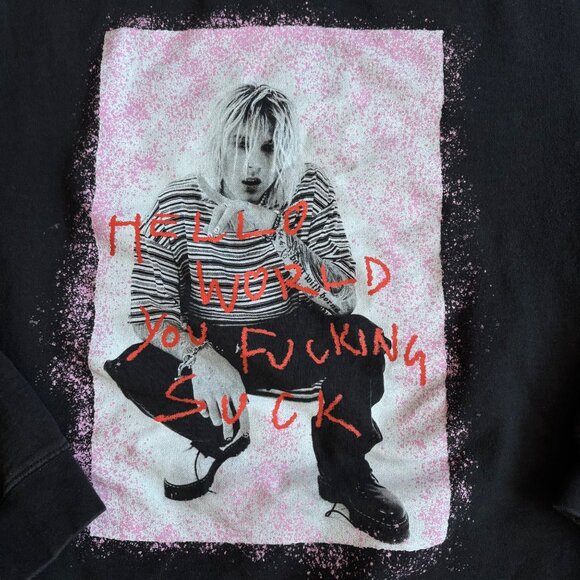 Machine Gun Kelly ‘Tickets To My Downfall’ 2021 Tour Crewneck Sweatshirt Merch - Picture 2 of 7